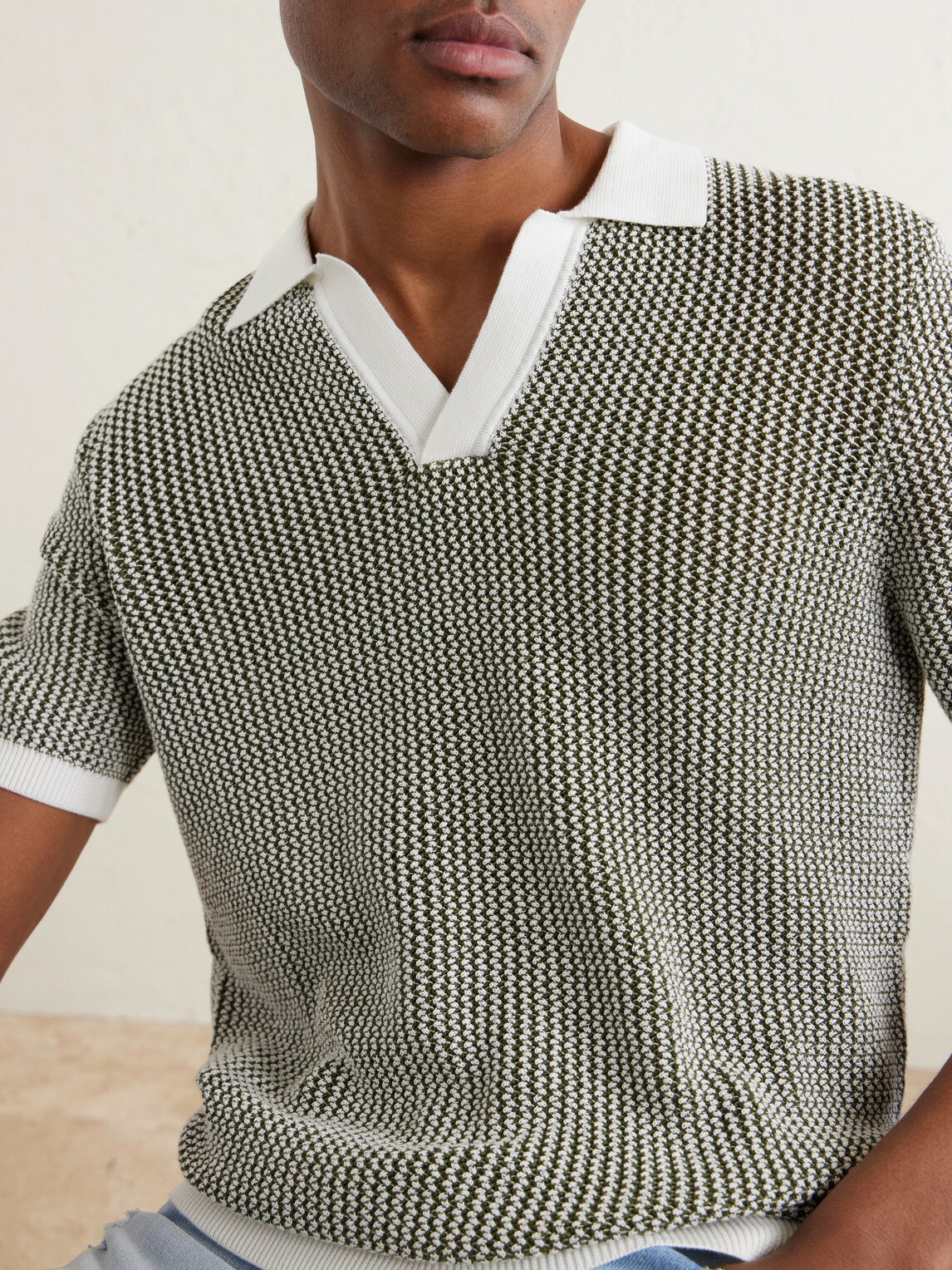 Orlebar Brown - Horton Slim-Fit Crocheted Cotton Polo Shirt - Green