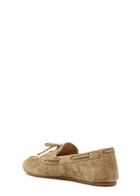 Stuart Weitzman Tinsley Suede Loafers Khaki