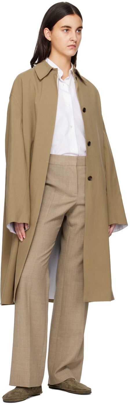 The Row Taupe Denise Trench Coat The Row