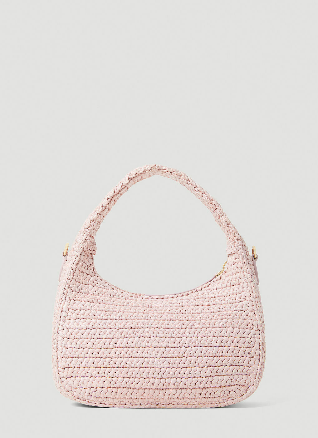 Miu Miu - Crochet Shoulder Bag in Pink Miu Miu