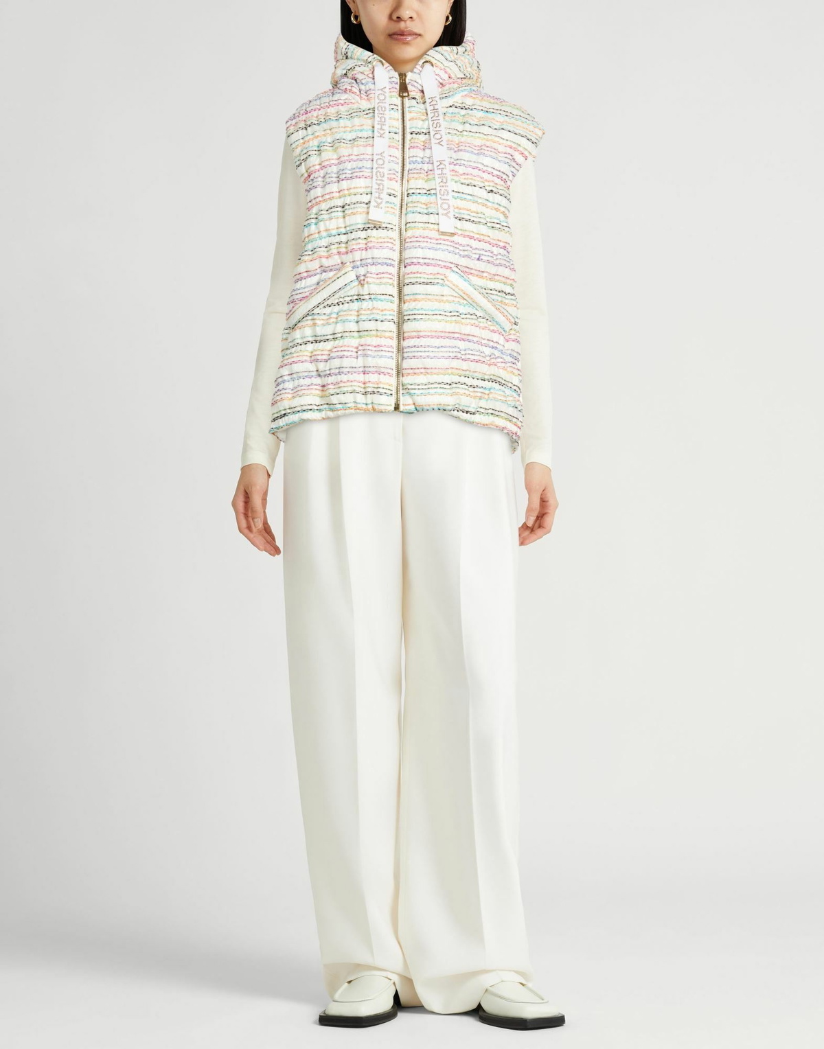 Khrisjoy Womens Vest in White