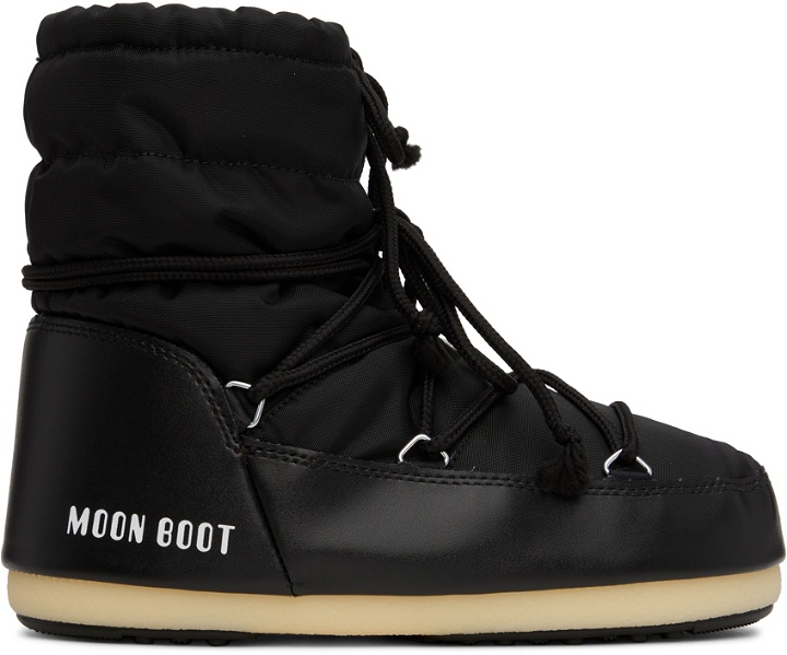 Photo: Moon Boot Black Icon Light Boots