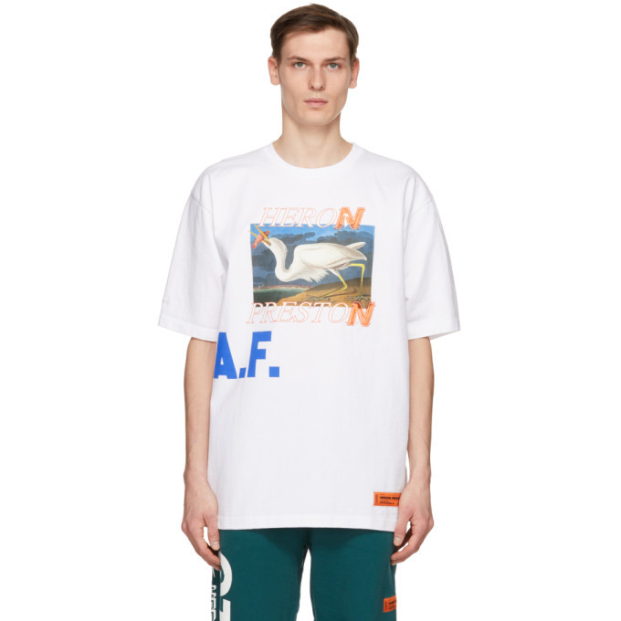 Photo: Heron Preston White Heron A.F. T-Shirt