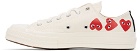 COMME des GARÇONS PLAY Off-White Converse Edition Multiple Hearts Chuck 70 Low Sneakers