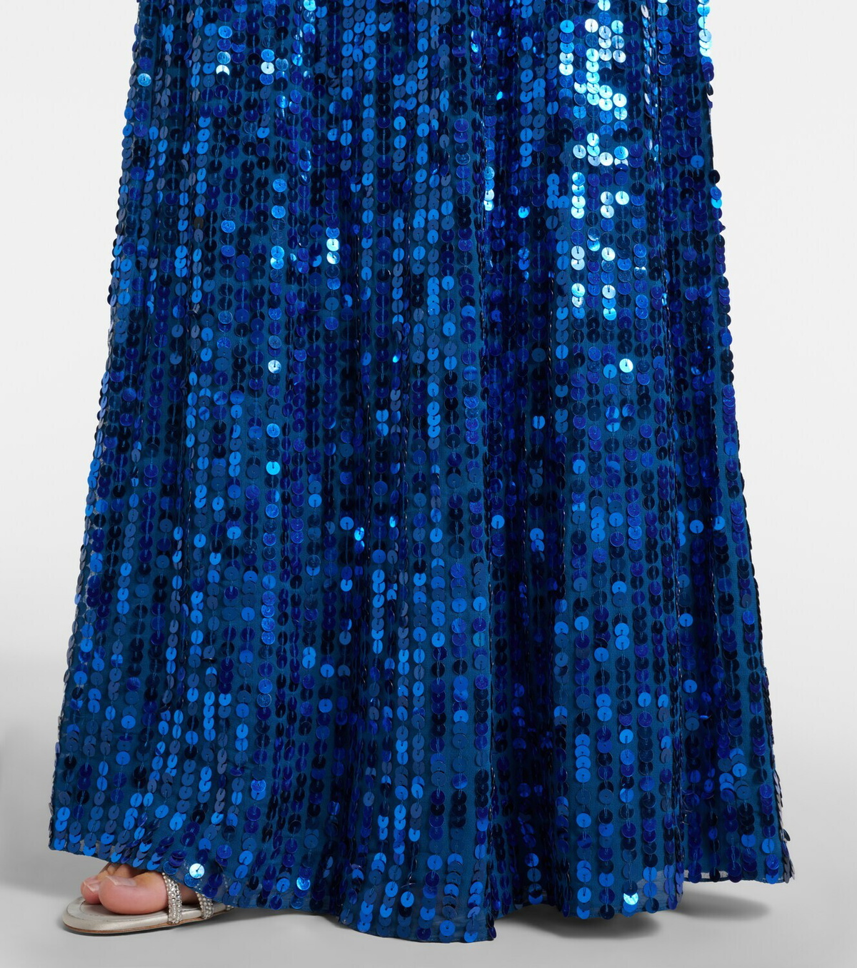 Jenny Packham Embellished fringed gown