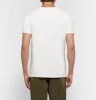 A.P.C. - Yukata Loopback-Panelled Cotton-Jersey T-Shirt - Men - White