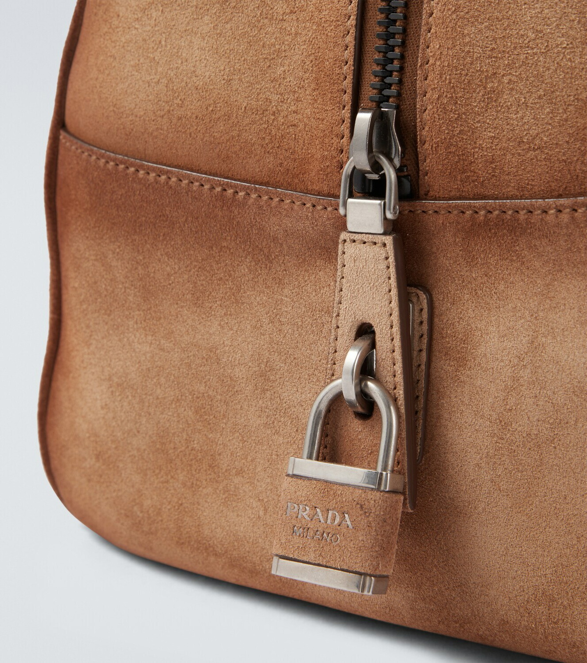 Prada Suede duffel bag