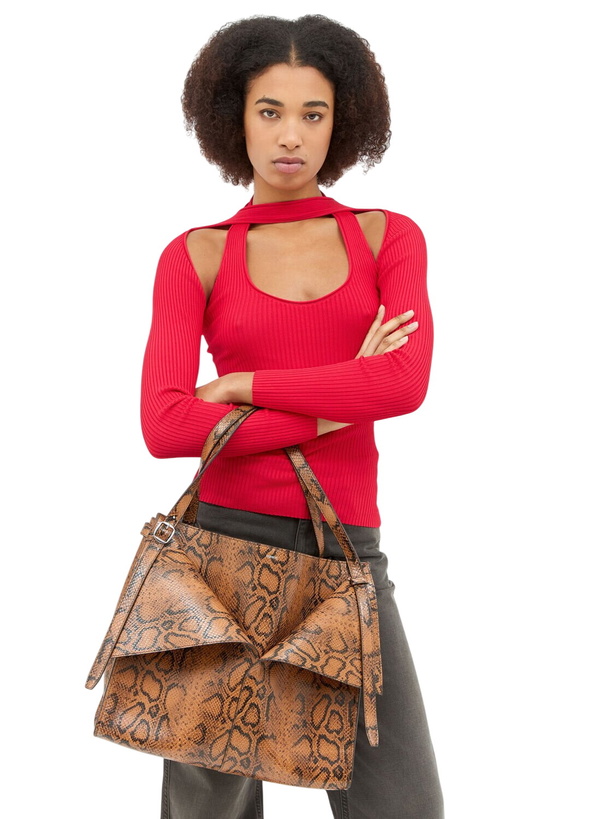 Photo: Coperni Snake Print Belt Cabas Bag