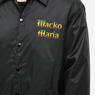 Wacko Maria Men's Maria Boa Coach Jacket in Black