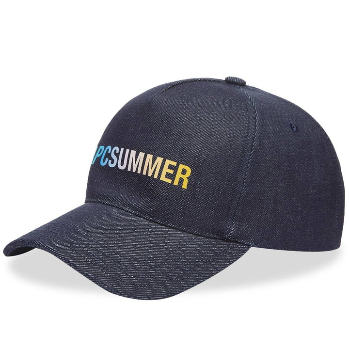 Photo: A.P.C Summer Logo Denim Cap