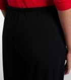 Leset Lauren jersey wide-leg pants