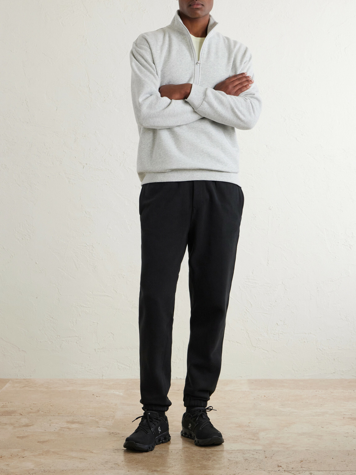 Lululemon - Tapered Cotton-Blend Jersey Sweatpants - Black