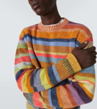 The Elder Statesman Striped cashmere sweater