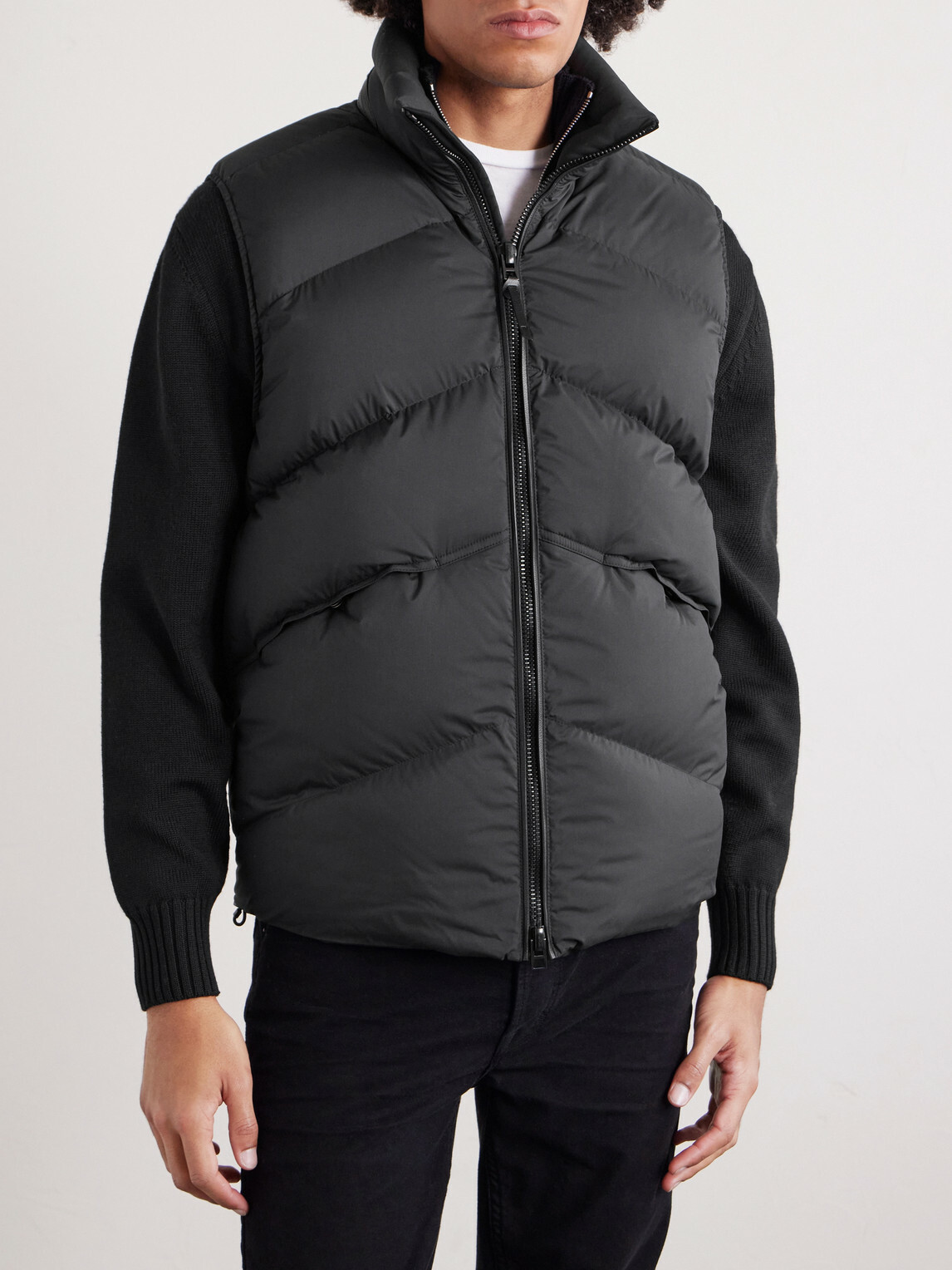 TOM FORD - Quilted Shell Gilet - Black