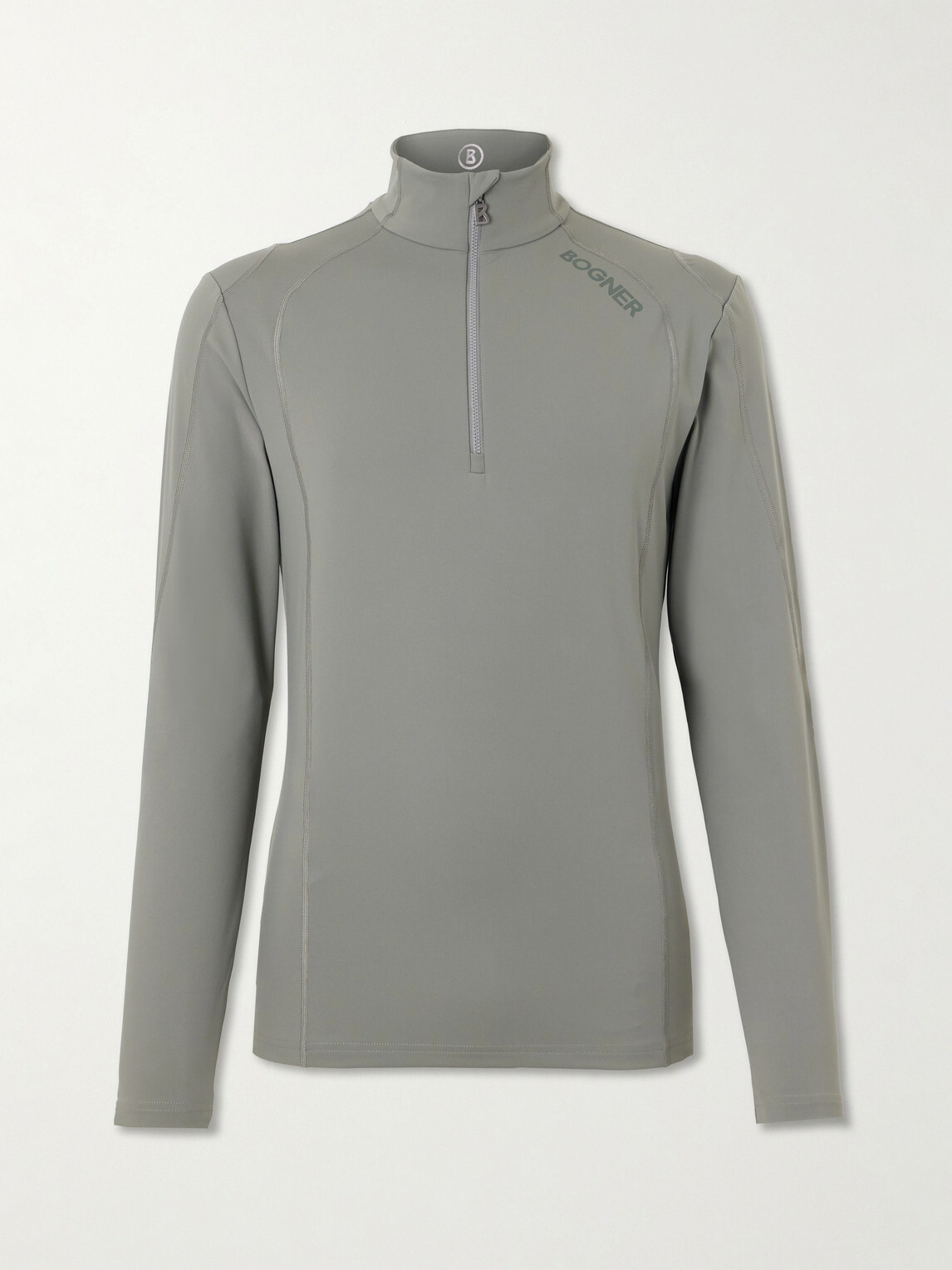 BOGNER - Harry Stretch-Jersey Half-Zip Ski Mid-Layer - Green