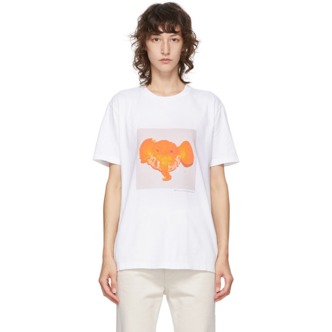 Photo: Stella McCartney White Tangerine Elephant T-Shirt