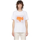 Stella McCartney White Tangerine Elephant T-Shirt