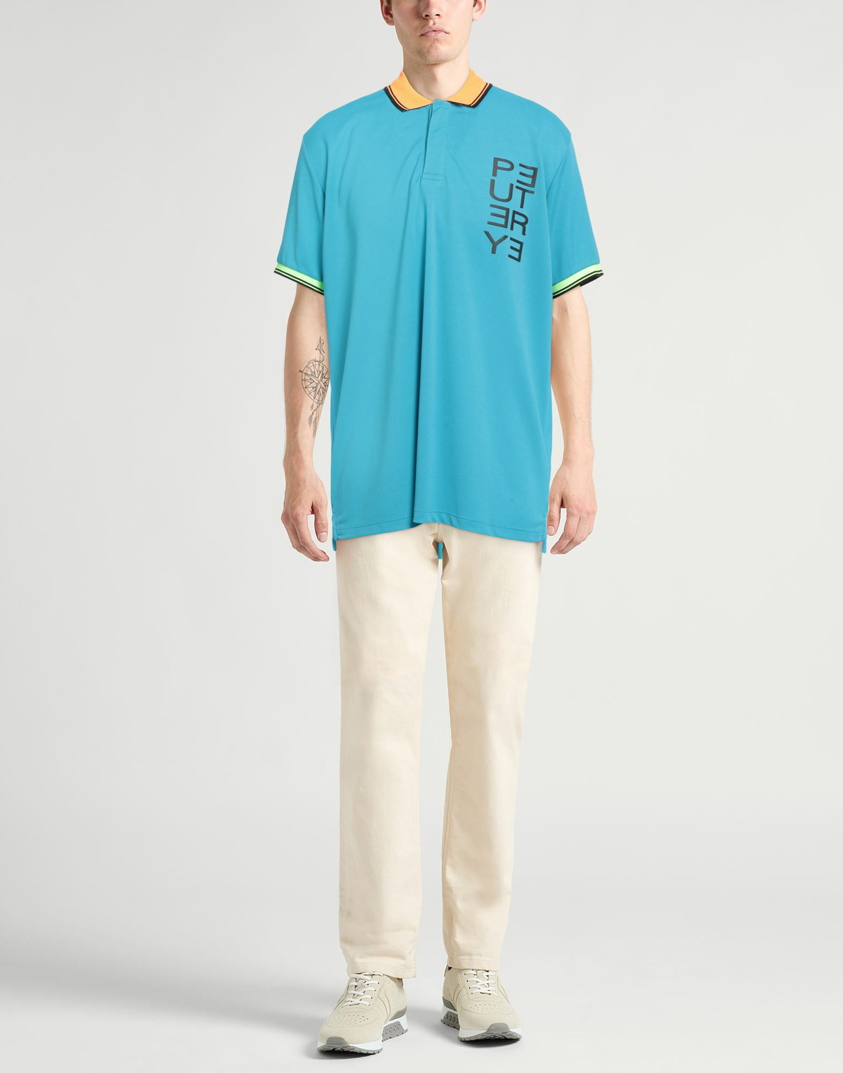 Peuterey Mens Polo shirt Azure