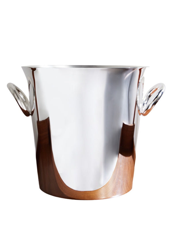 Photo: Christofle - Vertigo Silver-Plated Champagne Cooler