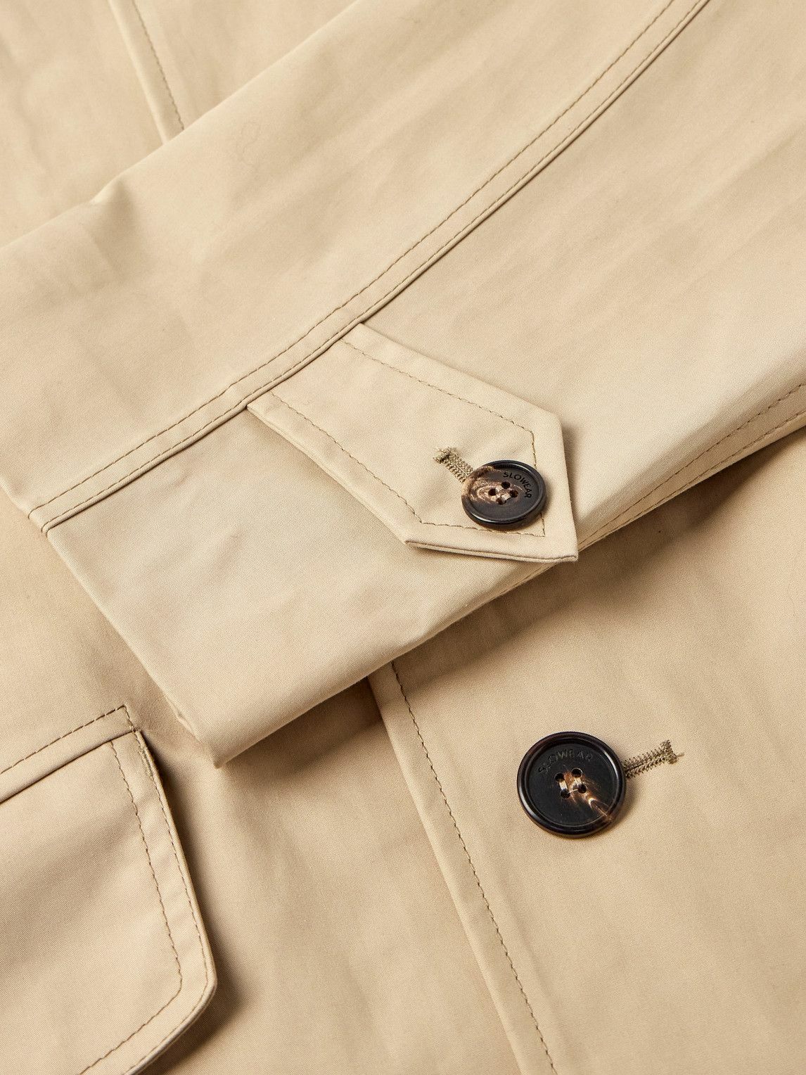 Incotex - TeknoSartorial Coated-Cotton Coat - Neutrals