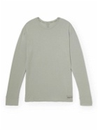 Calvin Klein Underwear - Logo-Appliquéd Stretch-Modal and Cashmere-Blend Pyjama Top - Gray
