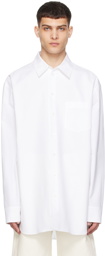 Marni White Raw Edge Shirt