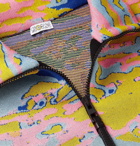 Loewe - Eye/LOEWE/Nature Intarsia Stretch Wool-Blend Half-Zip Sweater - Multi