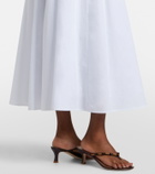 Staud Margi cotton poplin maxi dress