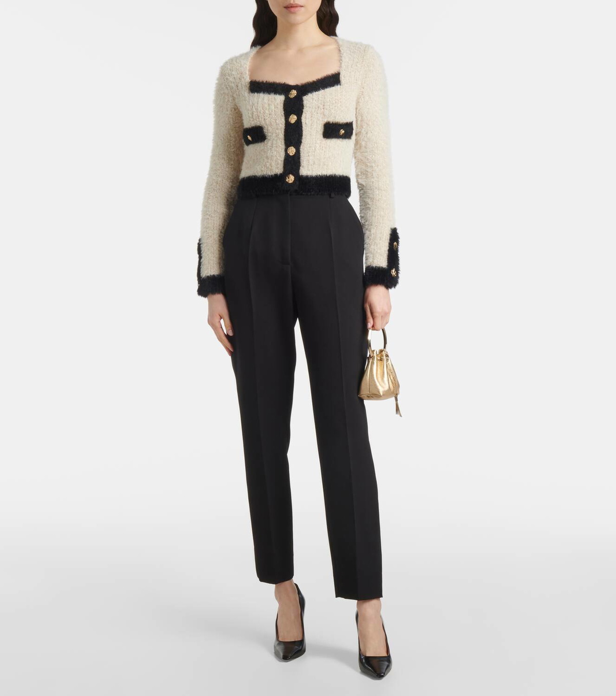 Nina Ricci Lamé cardigan