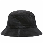 Maharishi Men's Camo Cordura NYCO Bucket Hat in Subdued Night