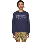 Kenzo Navy Classic Logo Sweatshirt