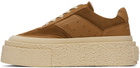 MM6 Maison Margiela Tan Platform Sneakers