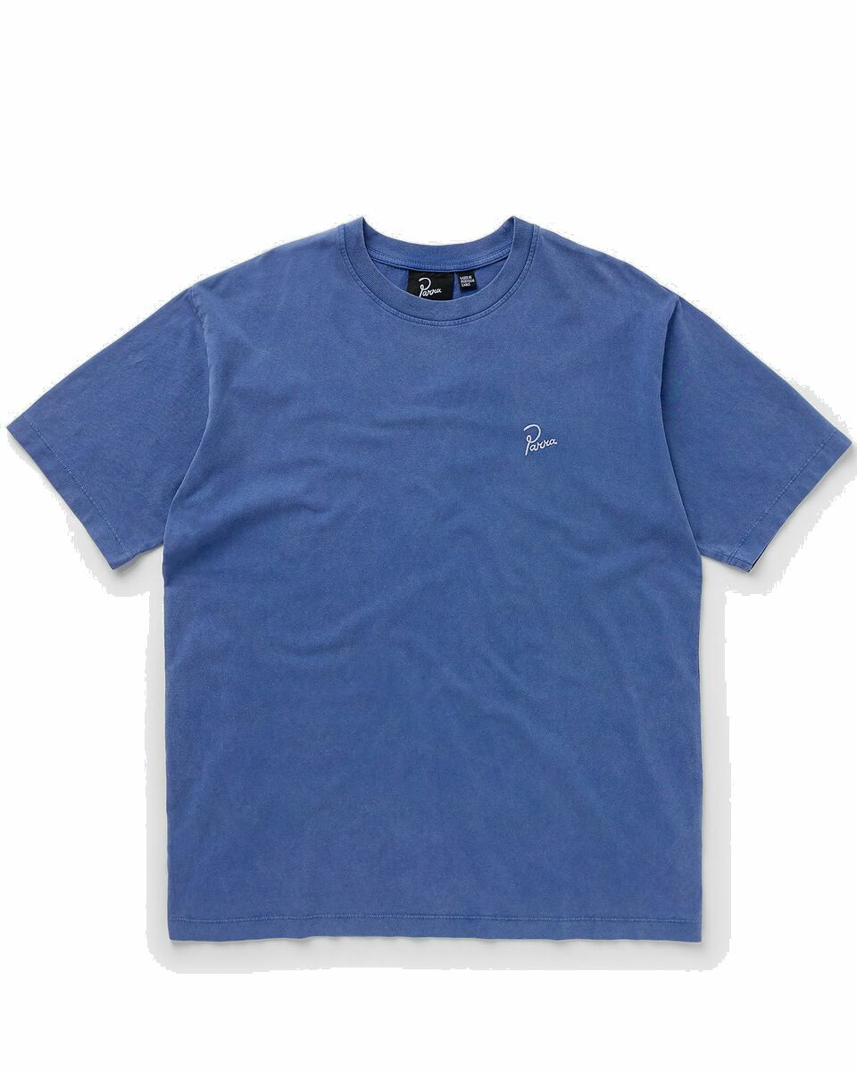 Photo: By Parra Classic Logo T Shirt Blue - Mens - Shortsleeves
