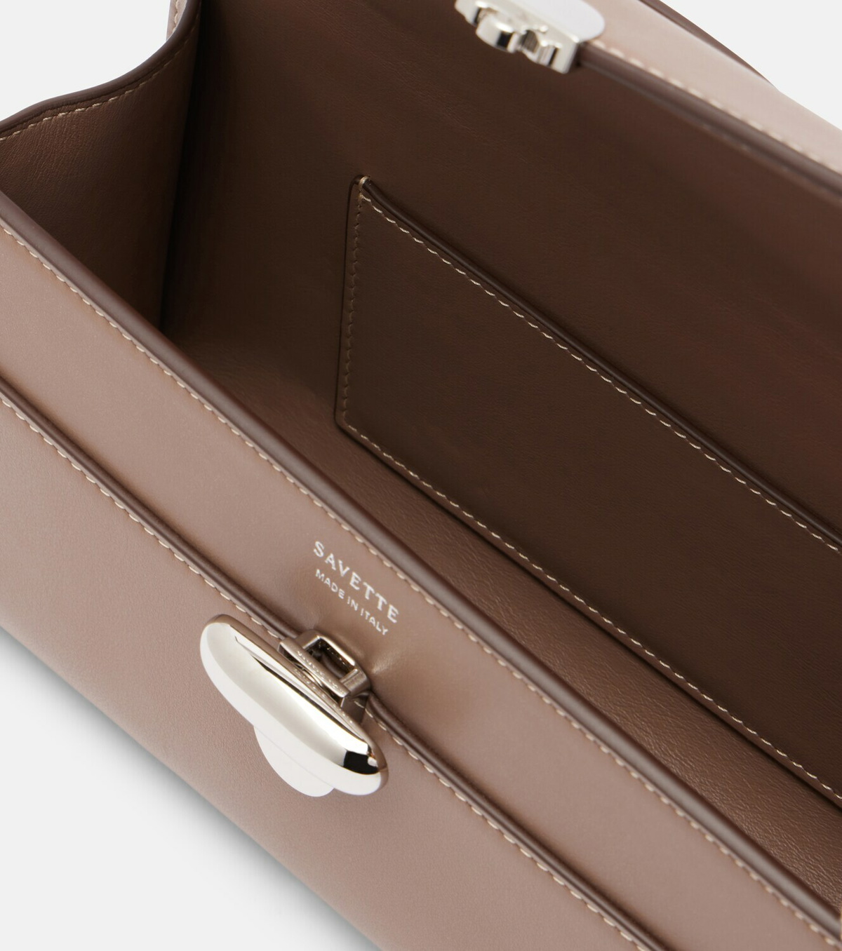 Savette Symmetry leather top-handle bag
