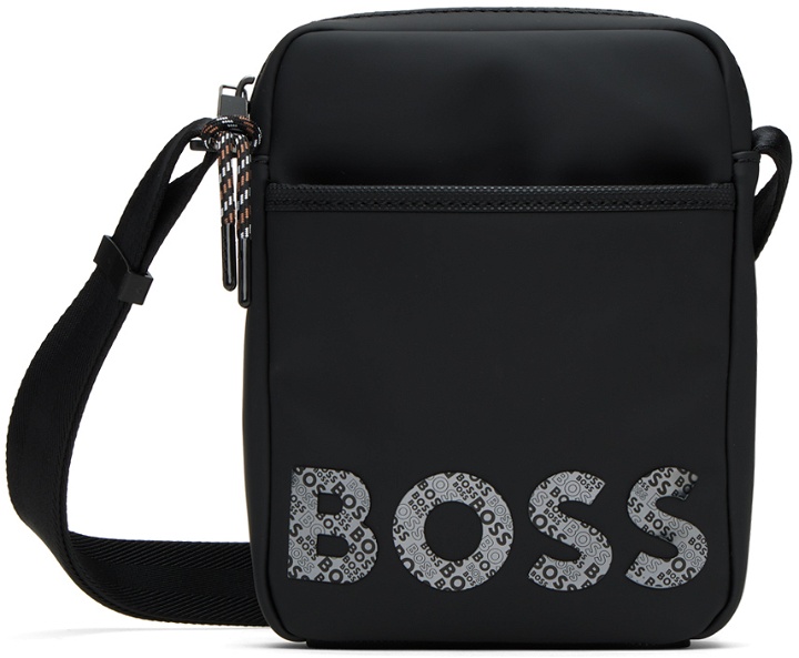 Photo: BOSS Black Logo Messenger Bag