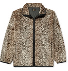 Needles - Grosgrain-Trimmed Leopard-Print Faux Fur Jacket - Animal print