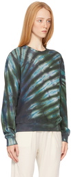 Raquel Allegra Navy Tie-Dye Perfect Sweatshirt