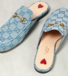 Gucci Princetown GG canvas slippers