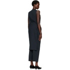 ISSEY MIYAKE Navy Allow Maxi Dress