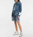 Golden Goose - High-rise denim shorts