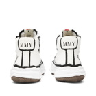 Maison MIHARA YASUHIRO Men's Blakey High Original Sole Overhanging Sneakers in White