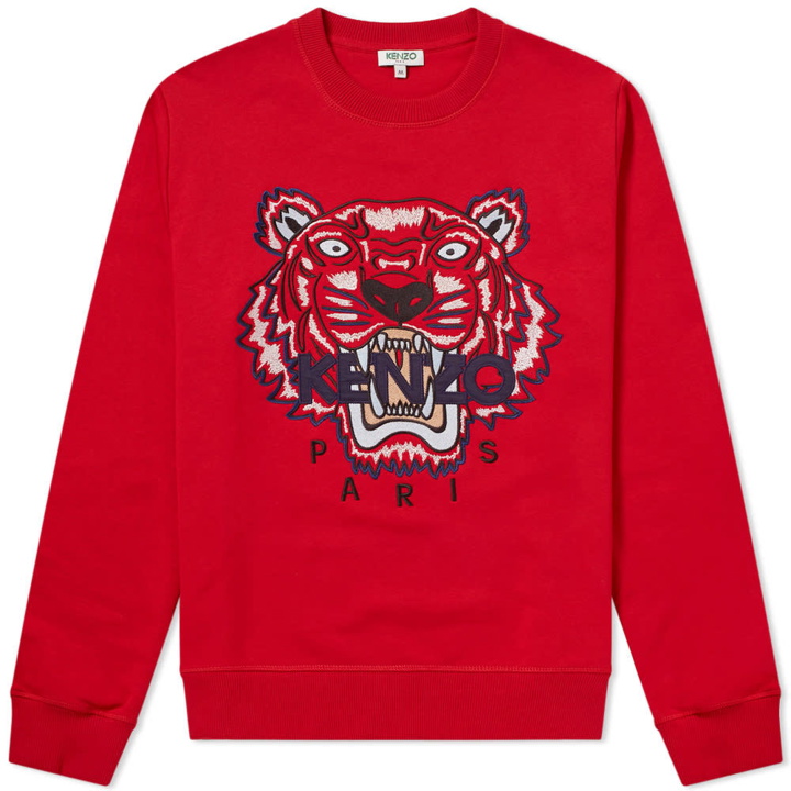 Photo: Kenzo Tiger Embroidered Sweat Red