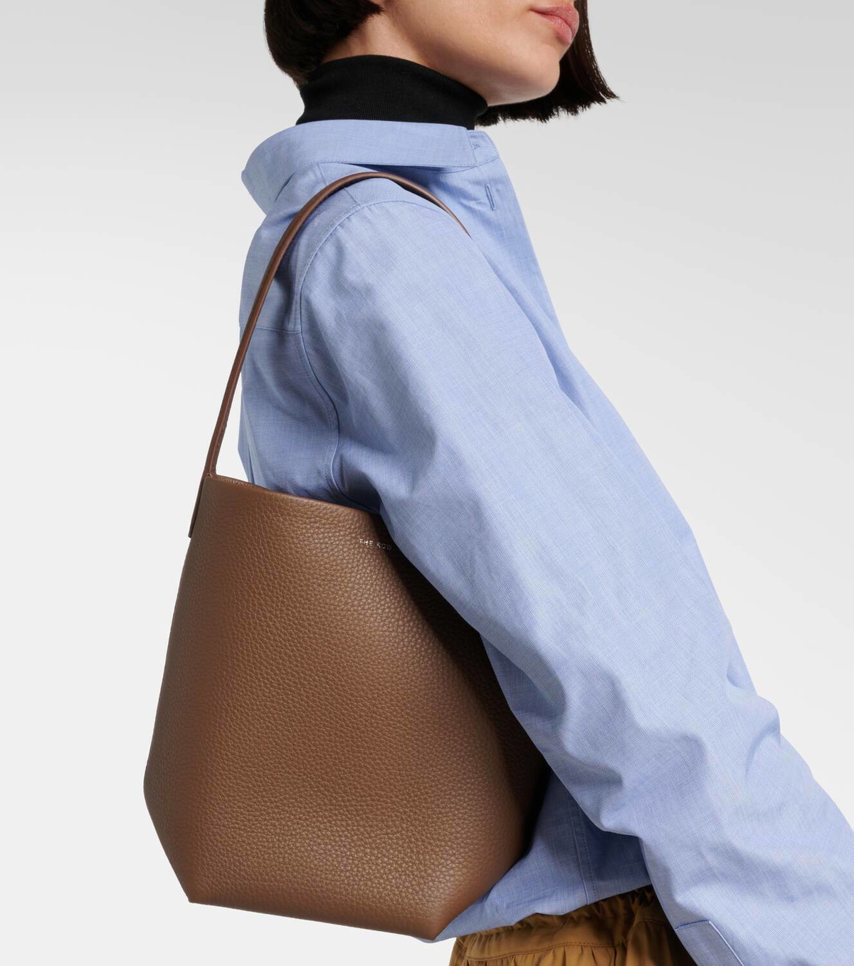 The Row N/S Park Small leather tote bag The Row