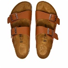 Birkenstock Arizona in Ginger Brown Smooth Leather