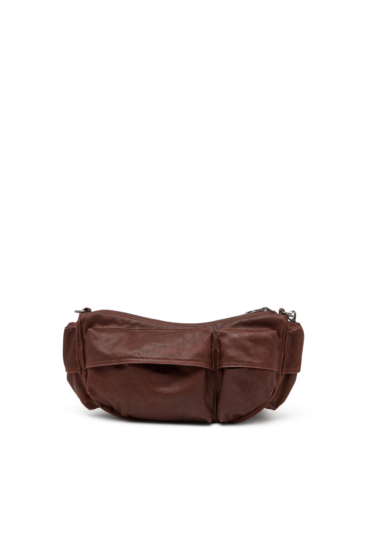 Diesel Multi-Pockets - Cotton bag with multiple pockets - Shoulder Bags - Unisex - Brown