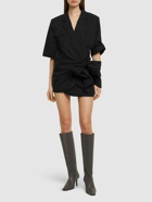 MSGM - Cotton Poplin Mini Dress