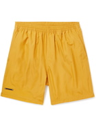 True Tribe - Neat Steve Mid-Length Printed ECONYL Jacquard Swim Shorts - Yellow