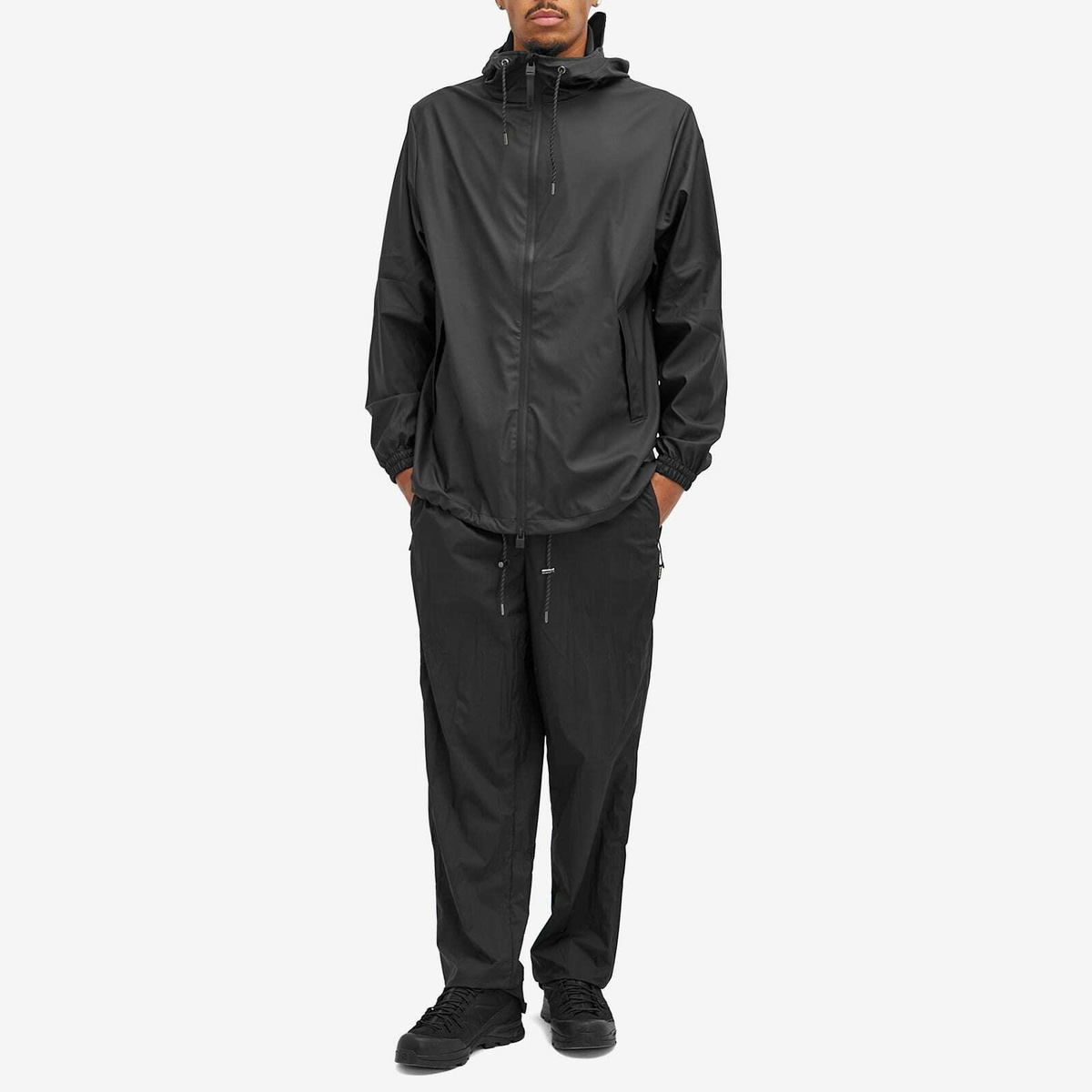 Rains Men's Naha Regular Trousers in Black