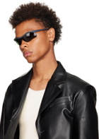 Lexxola SSENSE Exclusive Black Storm Sunglasses
