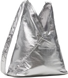 MM6 Maison Margiela Silver Triangle Ballet Bag